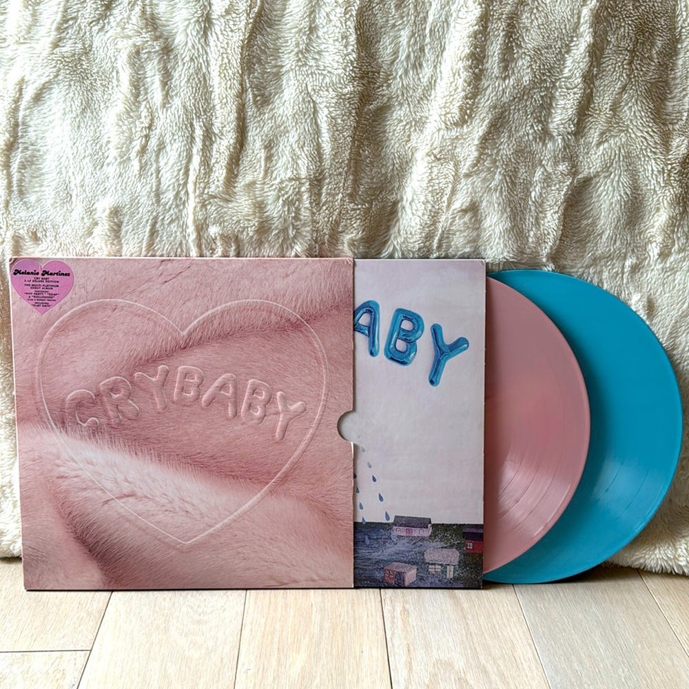 Crybaby blue and pink book vinyl
